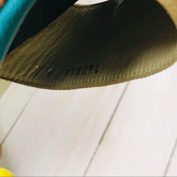 Authentic GUCCI Gross Grain Ribbon Tie-up Sandals  Size 9 - Picture 7 of 8